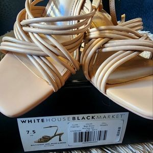 White House Black Market strappy sandals